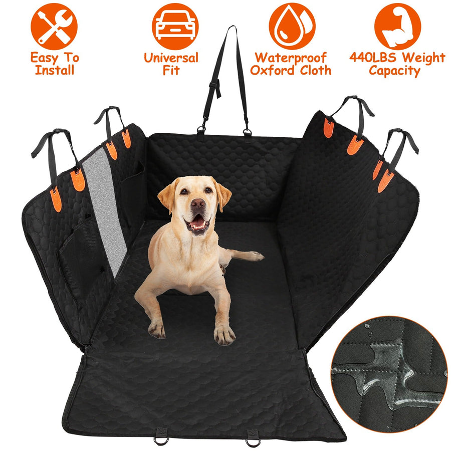 WagZivo waterproof back-seat hammock reference image for cleaning and care guidance