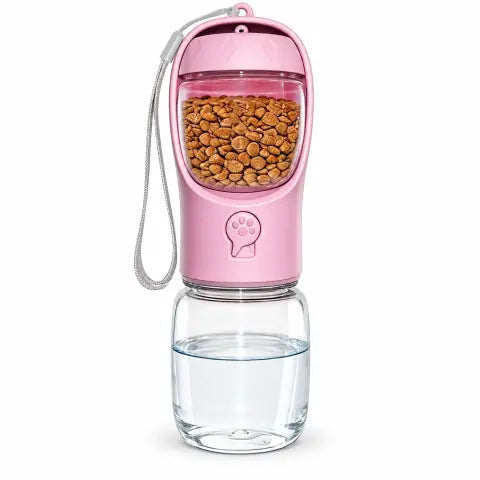 WagZivo 2-in-1 Travel Water Bottle